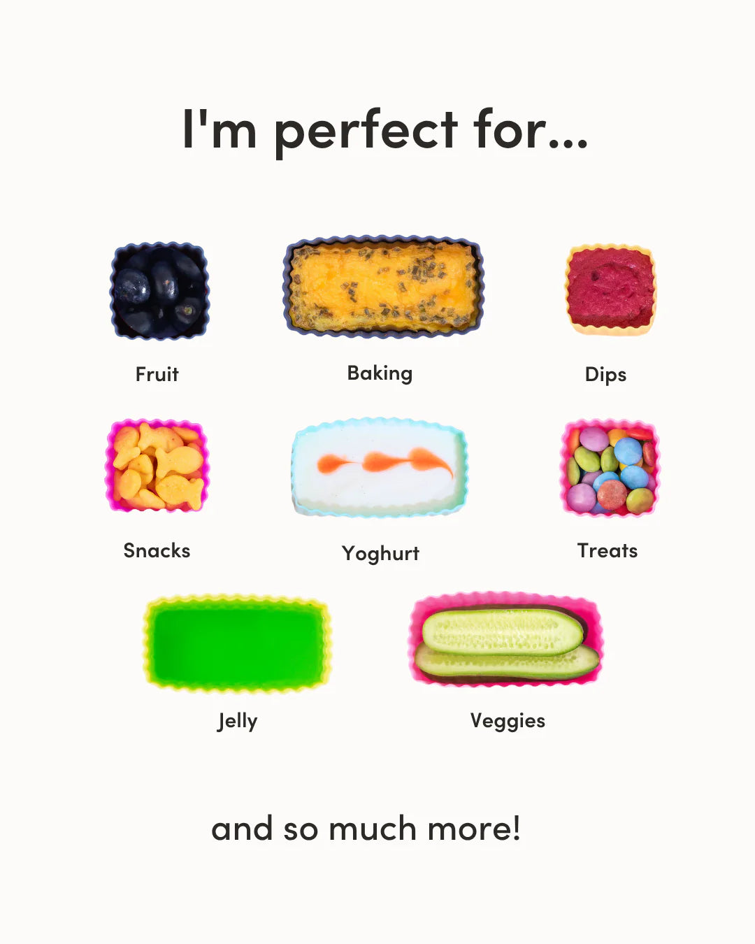Bento Silicone Cups Mixed