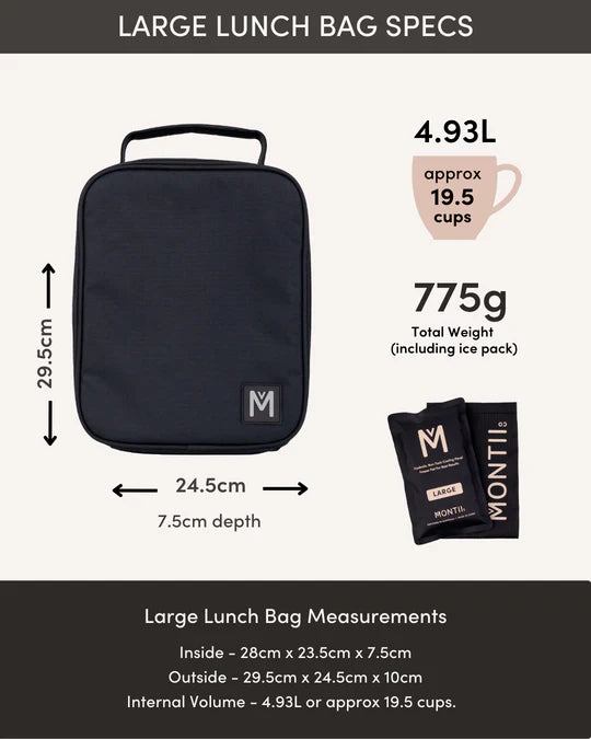 Montiico Large insulated Lunch bag