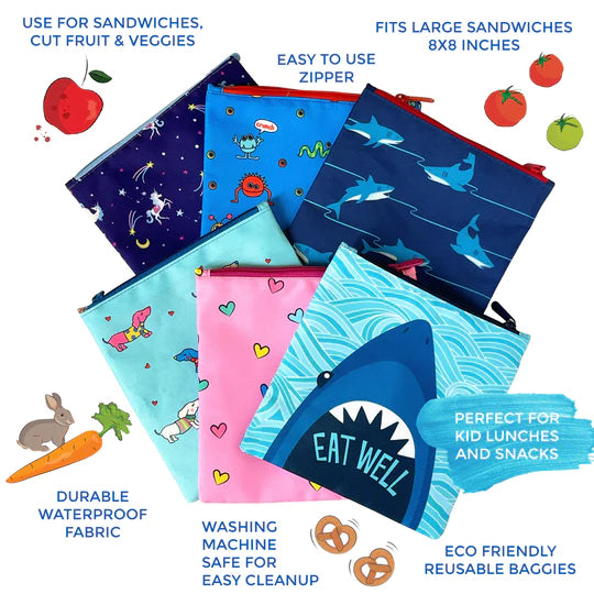 REUSABLE SANDWICH BAG - SET OF 2