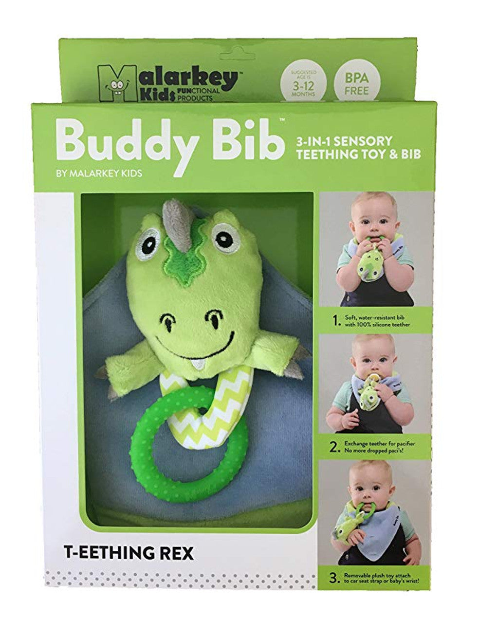 Budy Bib 3 in 1 Teether