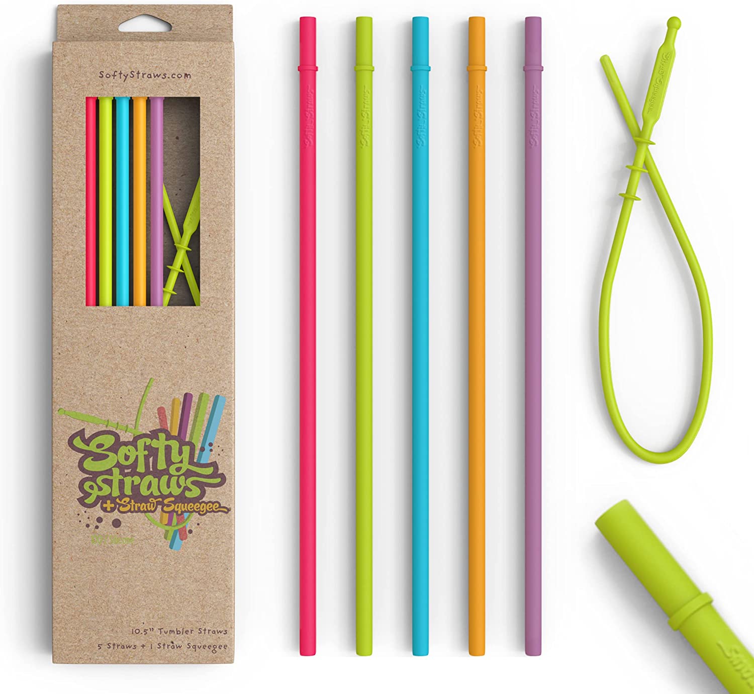 Soft Straws Reusable Silicone Straws