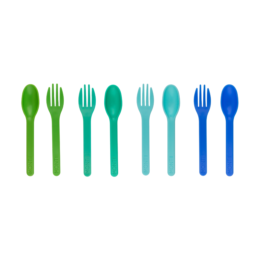 MontiiCo Out and About Cutlery Set of 8