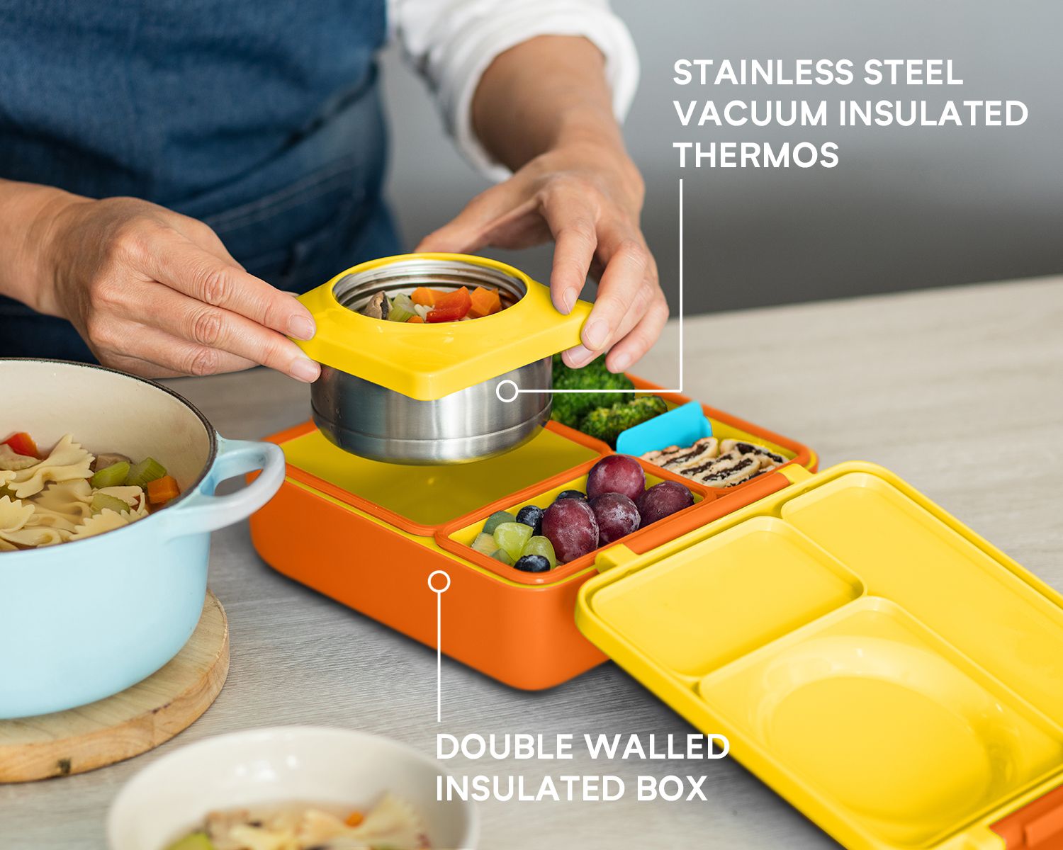 Omiebox Bentobox Yellow Sunshine
