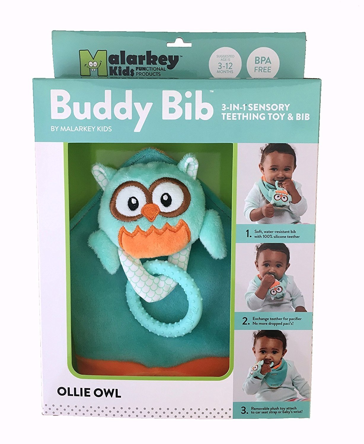 Budy Bib 3 in 1 Teether