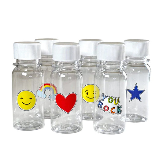 Mini Wellness Juice Bottles - Set of 6