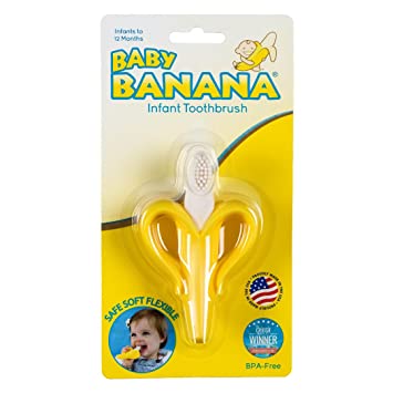 Baby banana 2 in 1 Teether and Toothbrush
