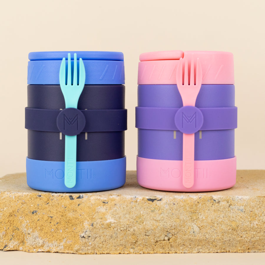 MontiiCo Silicone Cutlery Band for Food Jar