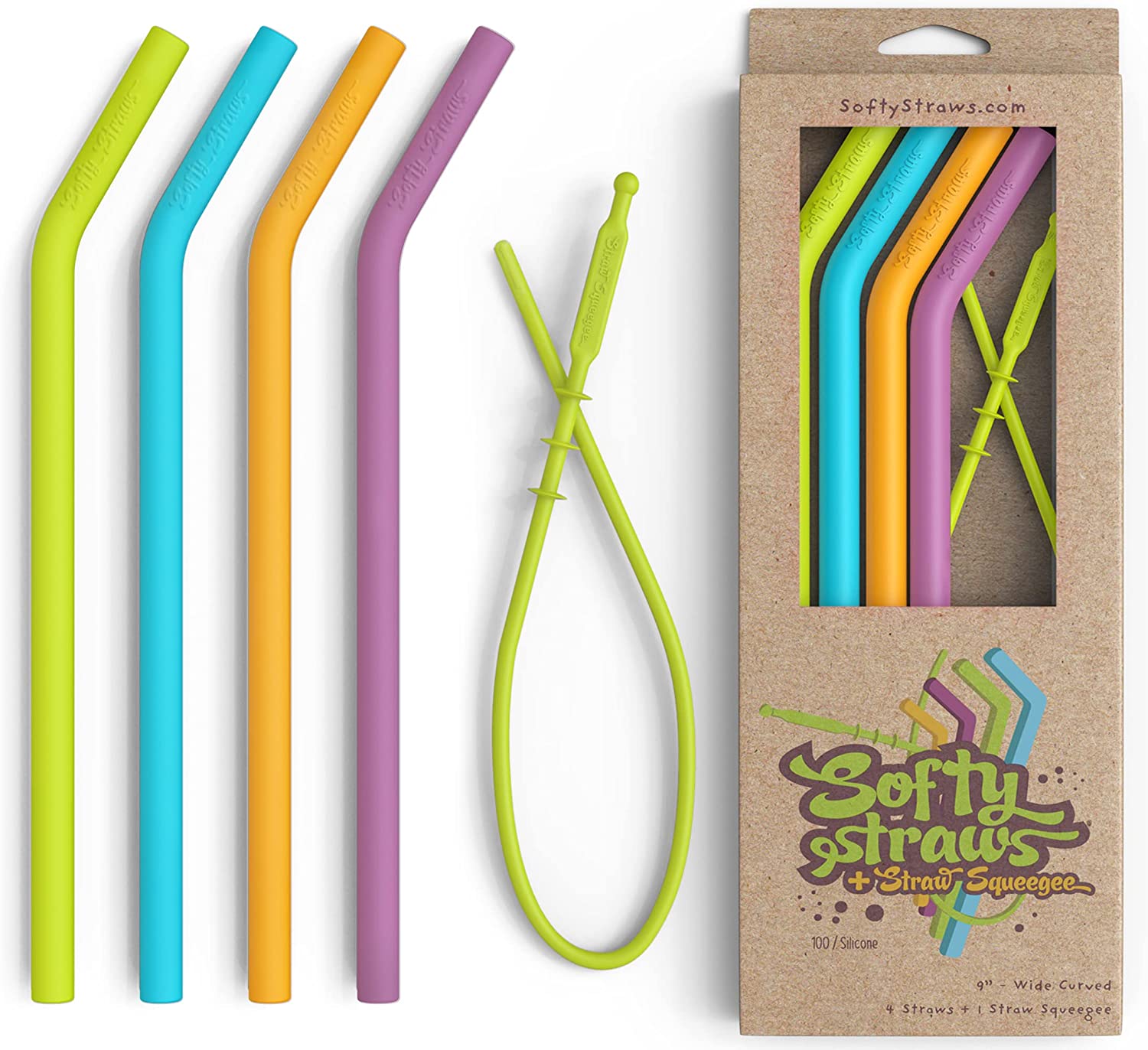 Soft Straws Reusable Silicone Straws