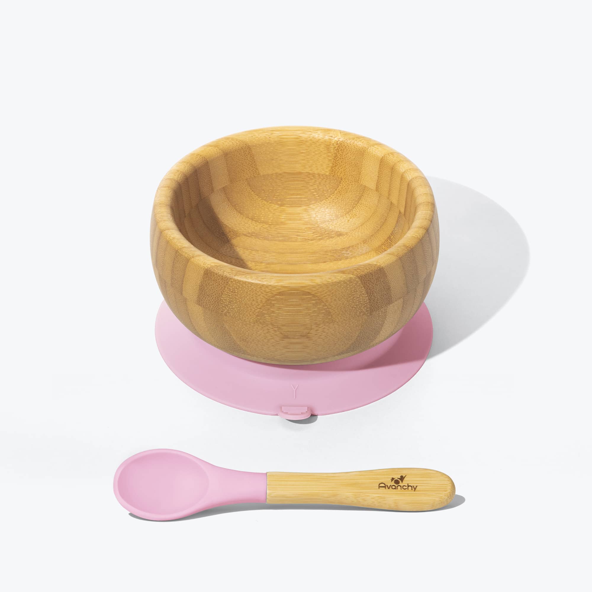 Avanchy Bamboo Suction Bowl and Spoon