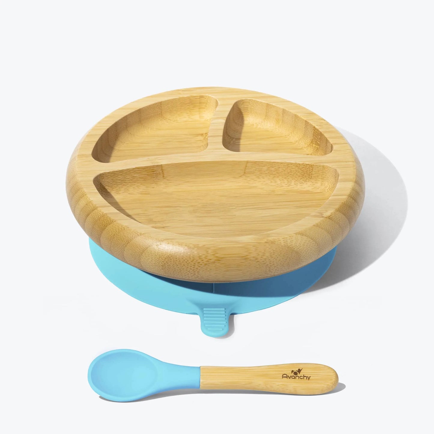 Avanchy Bamboo Baby Plate and Spoon