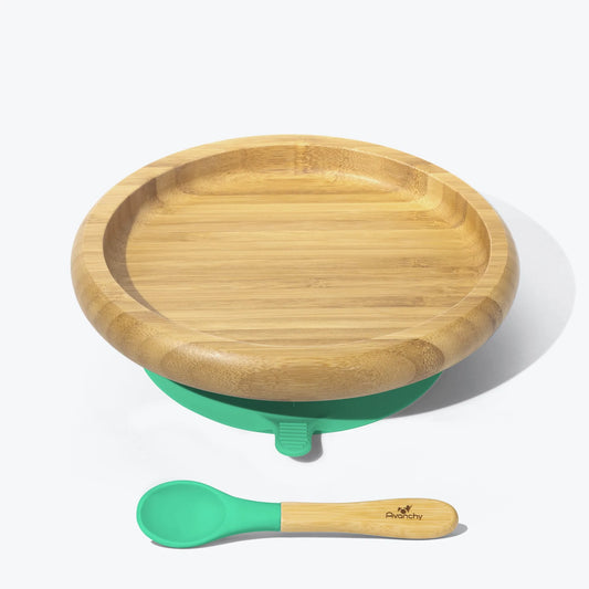 Avanchy Bamboo Suction Classic Plate